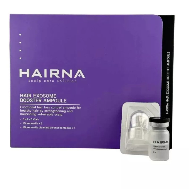 HAIRNA Hair Exosome Booster Ampoule 5ml (5 vials x 5ml) HAIRNA Hair Exosome Booster Ampoule 5ml (5 vials x 5ml)