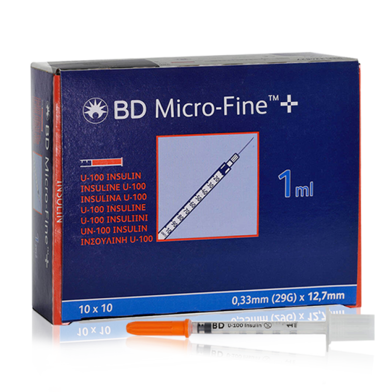 BD Micro-Fine+ Penkanyle 1ml 29G (1 box x 100 pcs) BD Micro-Fine+ Penkanyle 1ml 29G (1 box x 100 pcs)
