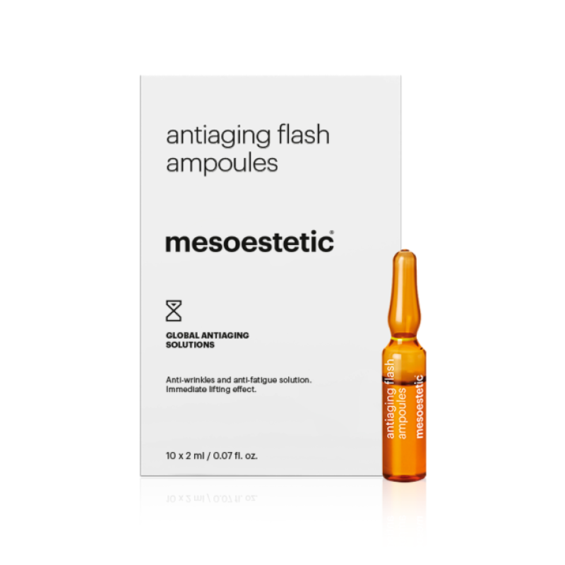 Mesoestetic Anti aging Flash Ampoules 2ml (10 ampoules x 2ml) Mesoestetic Anti aging Flash Ampoules 2ml (10 ampoules x 2ml)