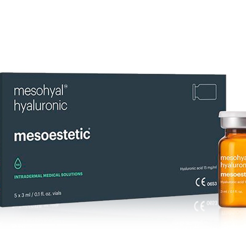 Mesoestetic Mesohyal Hyaluronic 3ml (5 vials x 3ml) Mesoestetic Mesohyal Hyaluronic 3ml (5 vials x 3ml)