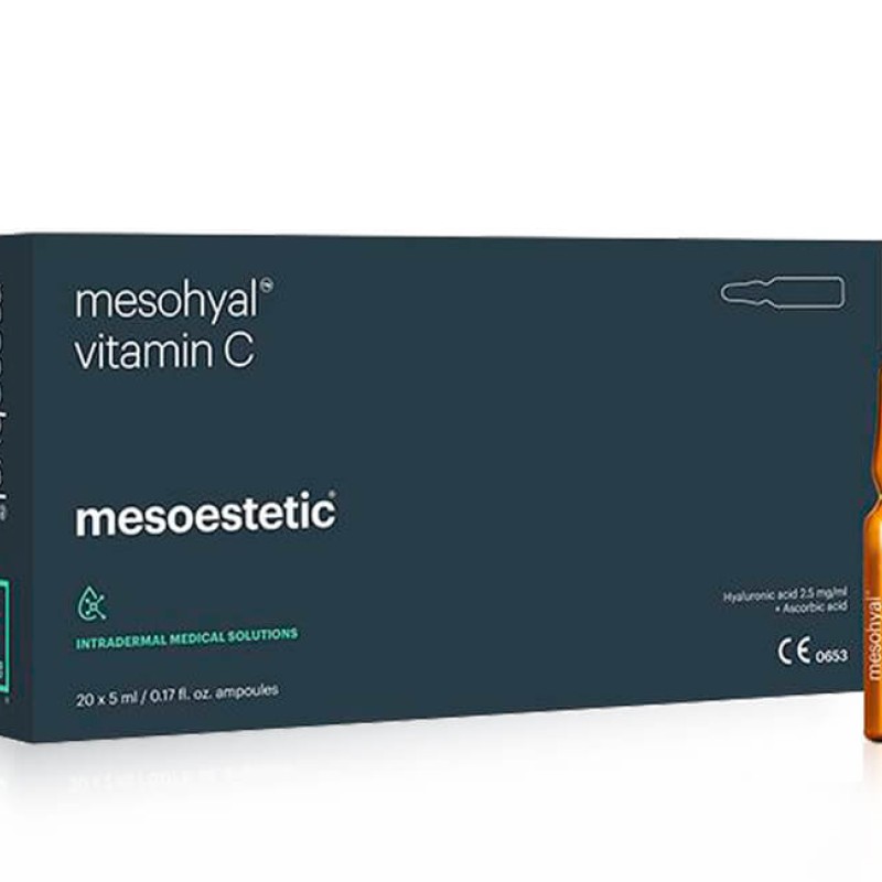 Mesoestetic Mesohyal Vitamin C 5ml (20 ampoules x 5ml) Mesoestetic Mesohyal Vitamin C 5ml (20 ampoules x 5ml)