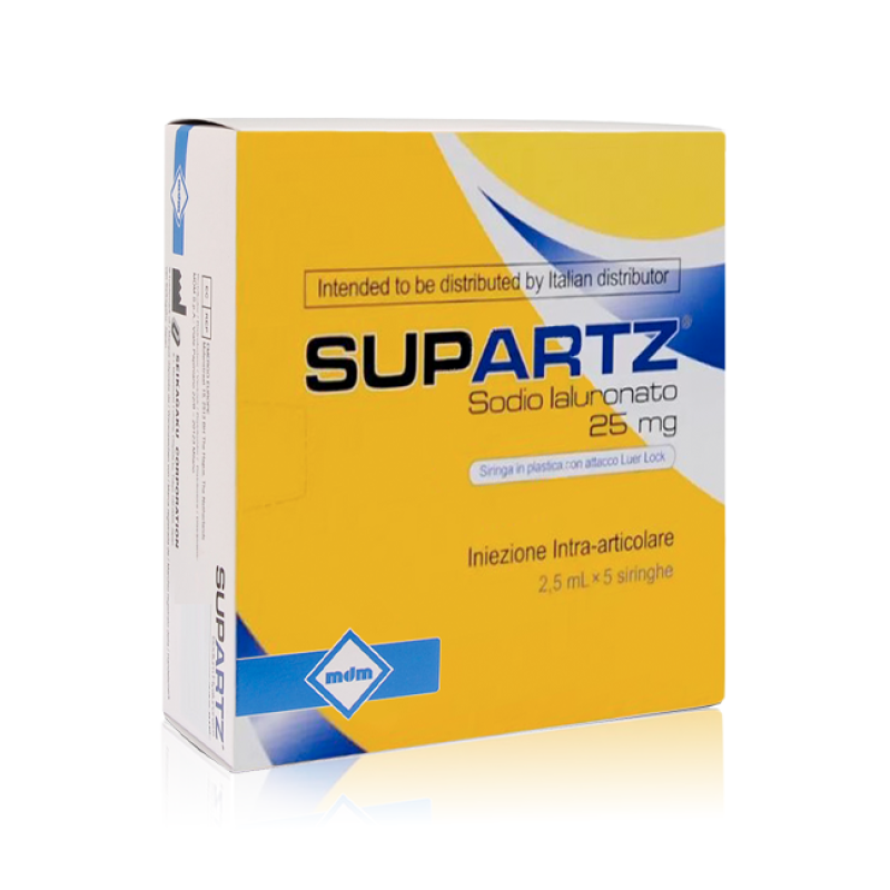 Supartz 5 x 2,5ml (5 syringes x 2,5ml) Supartz 5 x 2,5ml (5 syringes x 2,5ml)